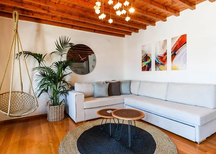 וילה Floral With Marvelous View To Mykonos Town