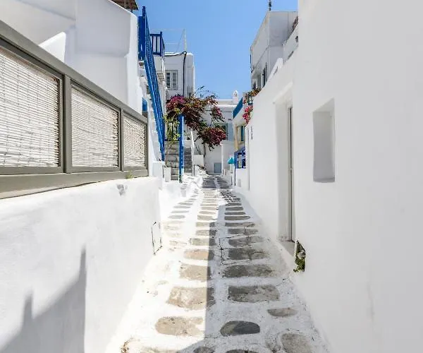 Villa Floral With Marvelous View To Mykonos Town